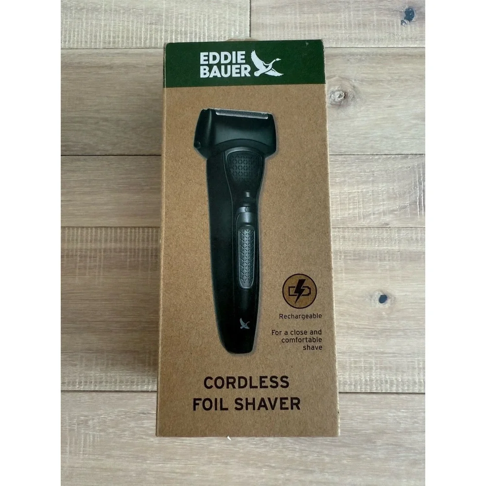 Eddie Bauer ~Rechargeable~ Cordless Foil Shaver with Ergonomic Grip #44021